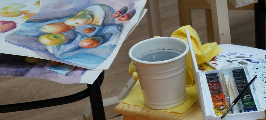 Уроки рисования в «Мир в цвете»